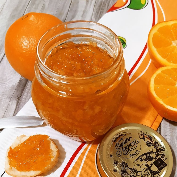 mermelada de naranja, receta casera, vista de cerca