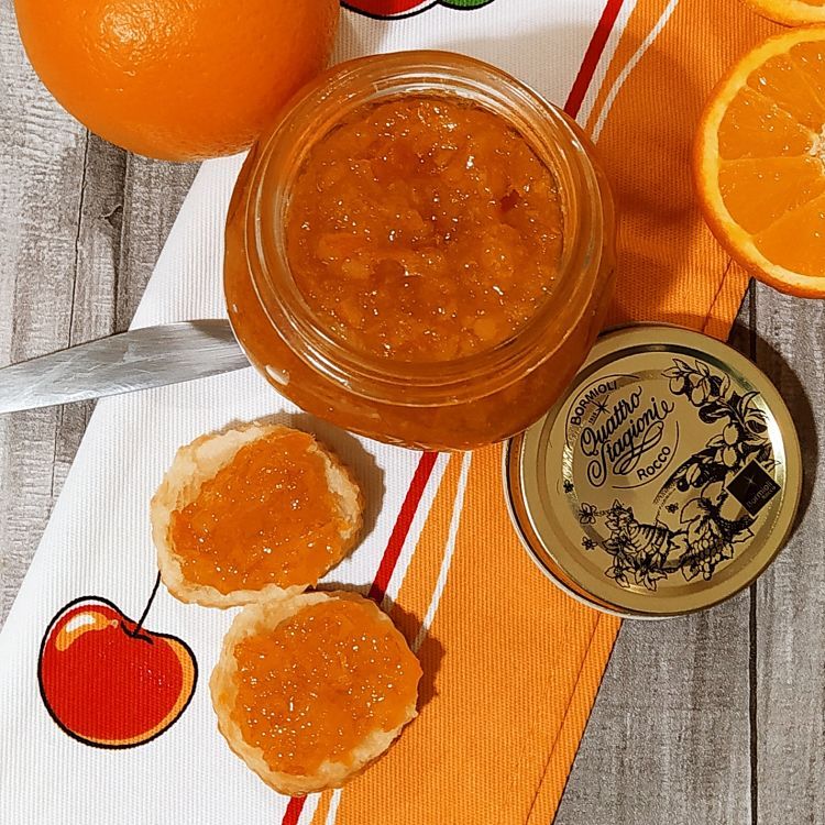 mermelada de naranja, receta casera, vista desde arriba